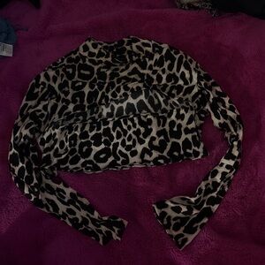 Animal Print Crop Top